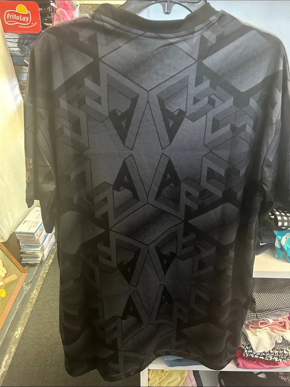 adidas Arsenal Black and Gold Training Jersey